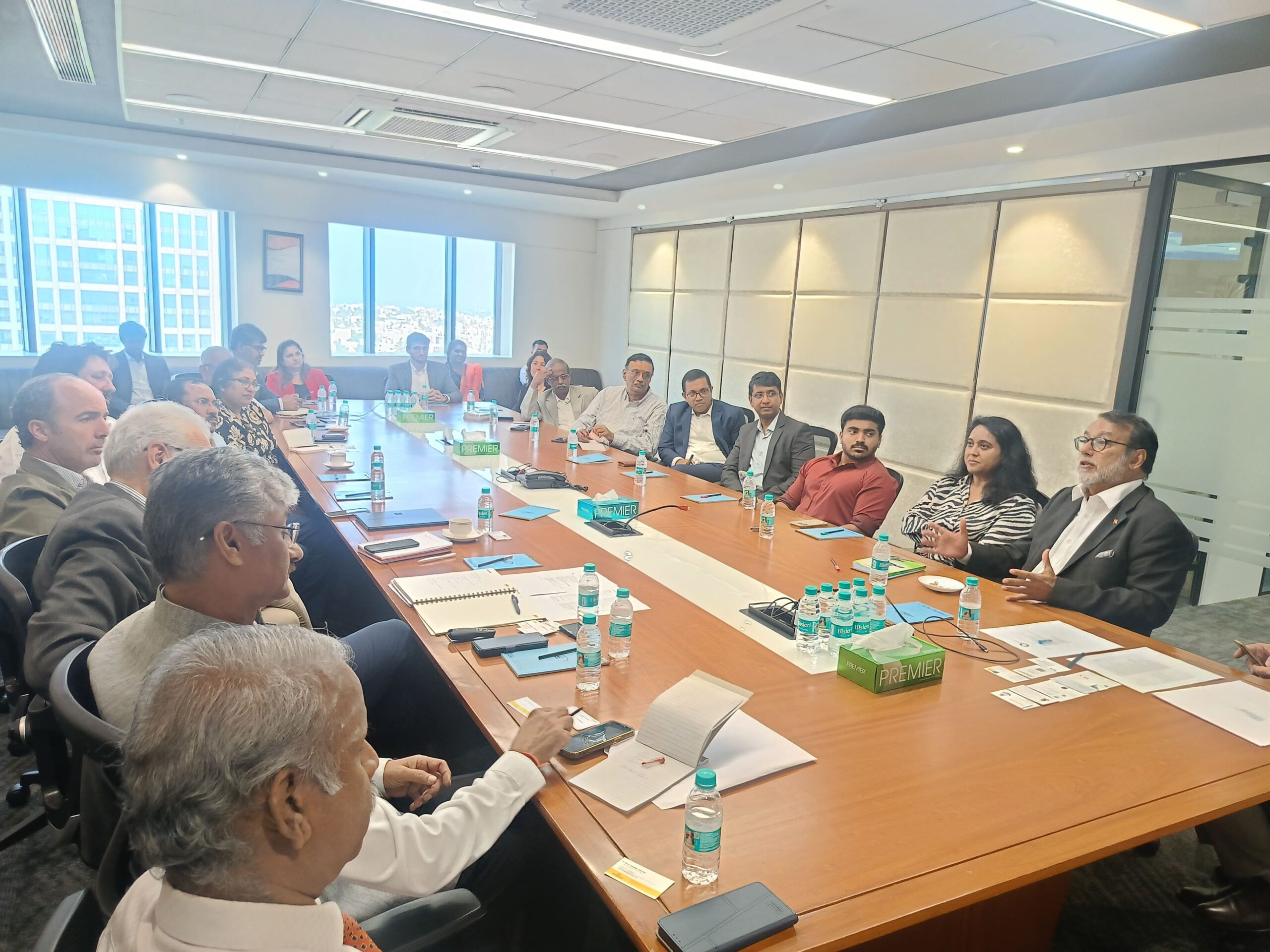 Hon Consul Mr Antoni Lobo Addressing the Audiance